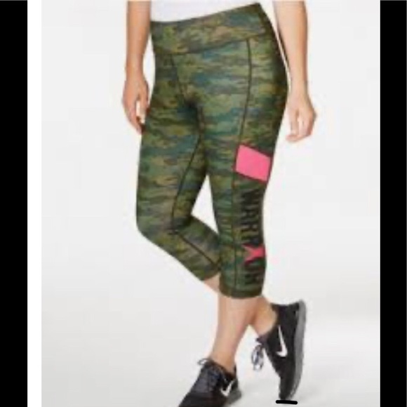 BCRF Ideology Plus size Warrior Camo Capri - Picture 1 of 1